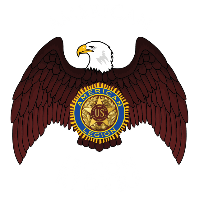 American Legion Riders emblem — an eagle with spread wings behind the American Legion seal